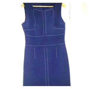Karen Millen Blue/purple Box Cut Dress